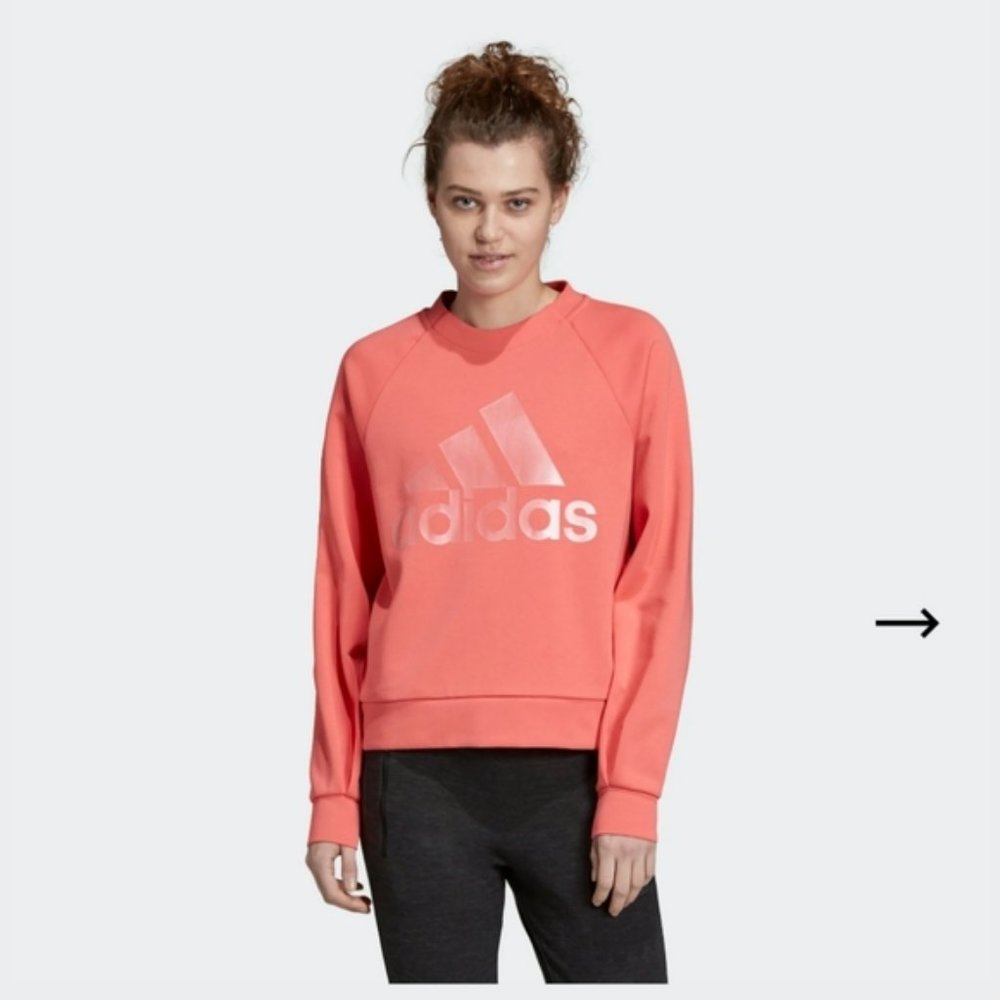 ADIDAS WOMEN'S ID GLORY CREWNECK SWEATSHIRT Small
